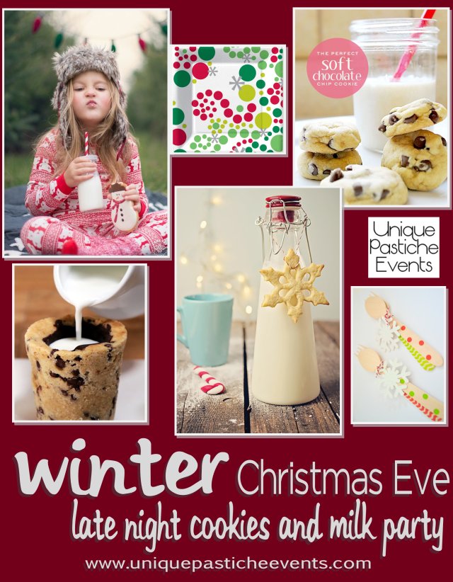 Christmas Eve Cookies and Milk Party Ideas by Unique Pastiche Events
