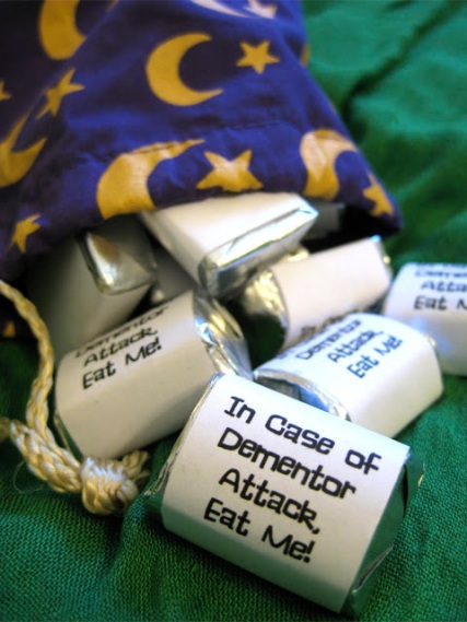 In Case of Dementor Attack Eat Me Candies – shared on See Suzy Spin
