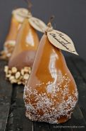 Caramel Dipped Pears – recipe shared on Just Between Friends