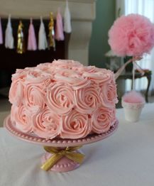 Amazing Pink Rose Cake - shared via Violeta Glace V on Catch My Party