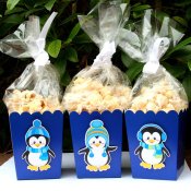 Penguin Winter Party Goodie Boxes Set – created and sold by PaperPartyParade on Etsy