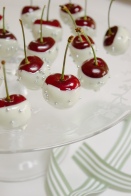 Cherries Dipped in White Chocolate – recipe shared by Simple Provisions