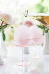 Cotton Candy Champagne Cocktail – recipe shared on Lauren Conrad