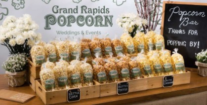 Popcorn Bar – available by Grand Rapids Popcorn