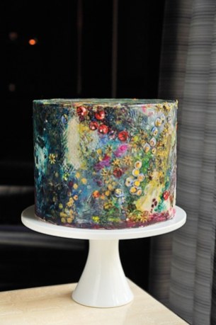 Abstract Artistic Painted Cake – by Maggie Austin Cake
