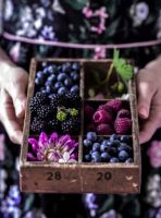 Purple, Plum, and Berry Food Display