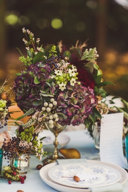 Autumn Fall Inspired Centerpiece – shared on Rock My Wedding