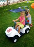 Personalized Mini Kids Golf Cart – shared by A Little Slice of Swank