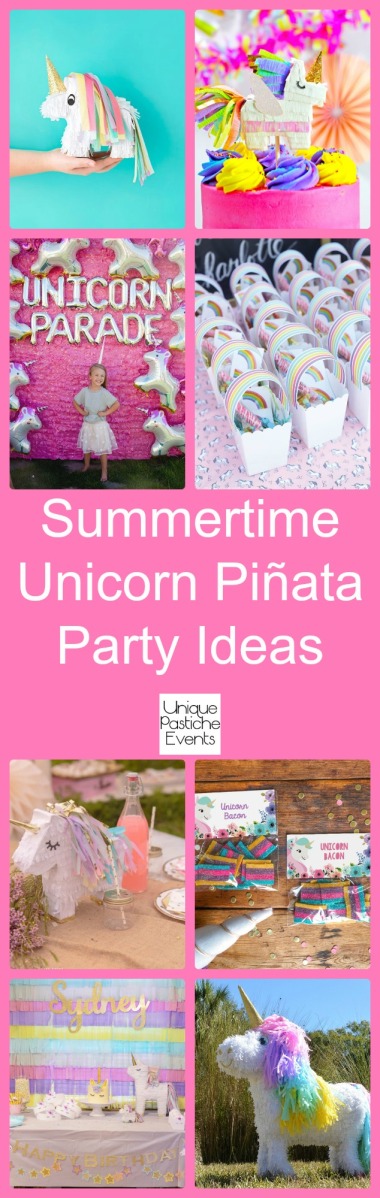 Summertime Unicorn Piñata Party